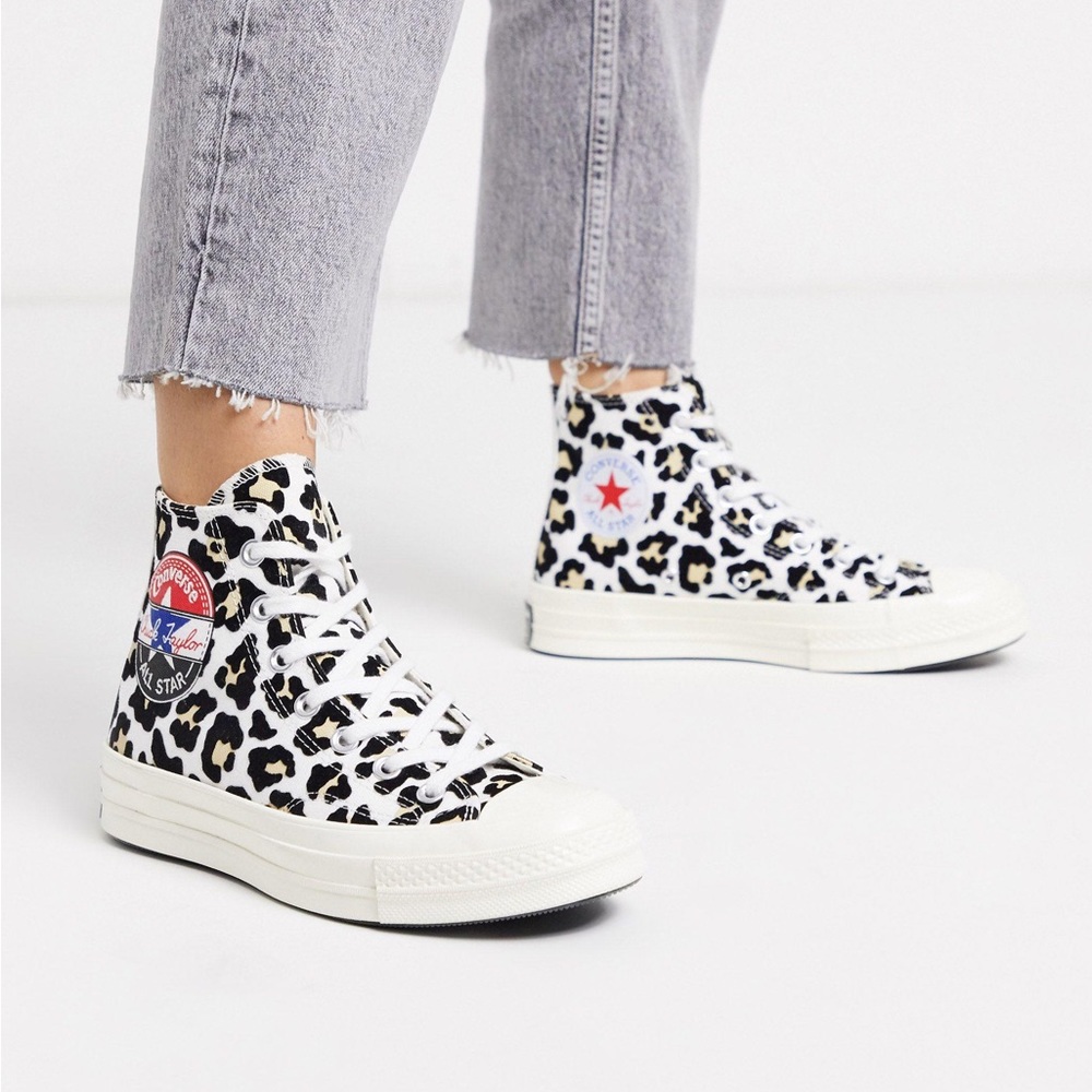 Leopard / Cheetah Print Converse